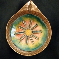 Decorated Tea Light Candle Holder