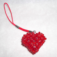 Mobile Hanging Heart- Red