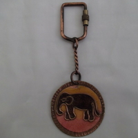 Decorated Elephant Key chain