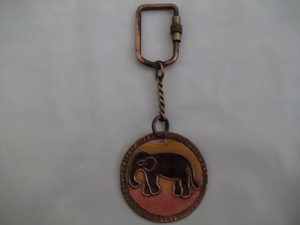 Decorated Elephant Key chain