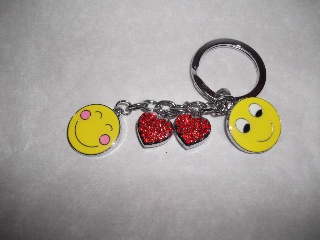 Key Chain Cartoon Shape + Heart Shape