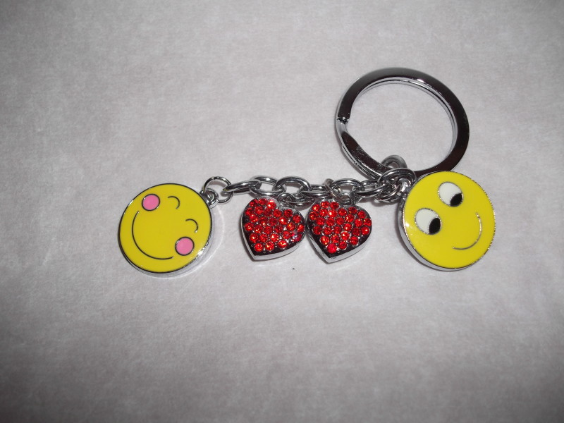 Key Chain Cartoon Shape + Heart Shape