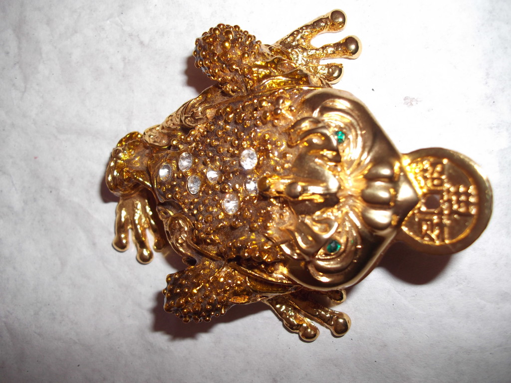Brass Decorations - Frog