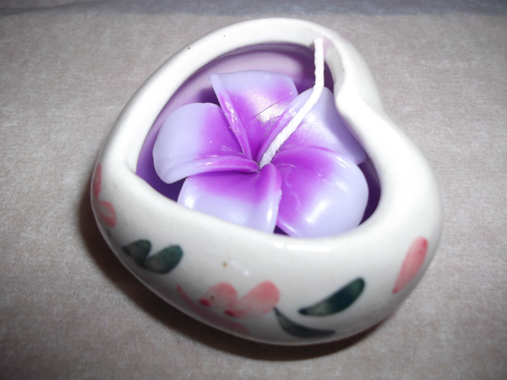 Hand-Decorated Candle