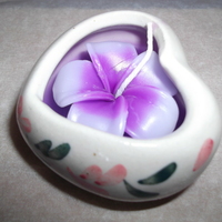 Hand-Decorated Candle